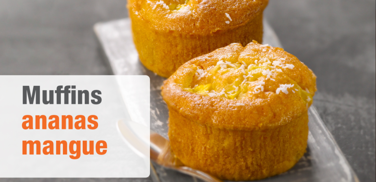Muffin ananas mangue